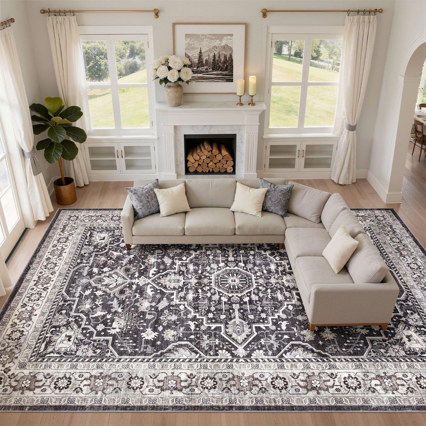 LOONGRUG Vintage Area Rugs