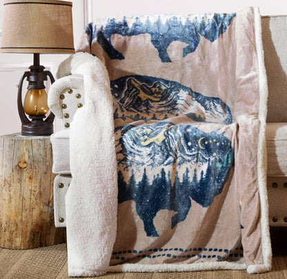 Ultra Soft Plush Sherpa Fleece Oversized Throw Blanket for Home Decor