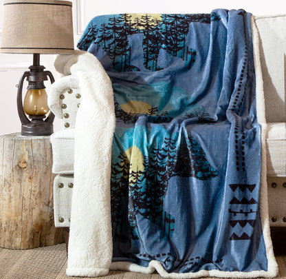 Ultra Soft Plush Sherpa Fleece Oversized Throw Blanket for Home Decor