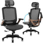 Ergonomic High Back Mesh Office Chair with Lumbar Support & Headrest