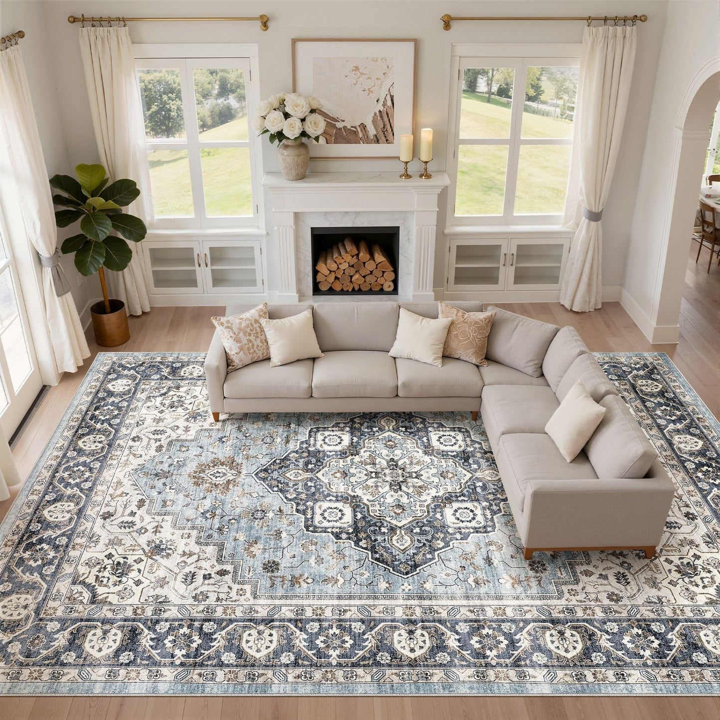 LOONGRUG Vintage Area Rugs