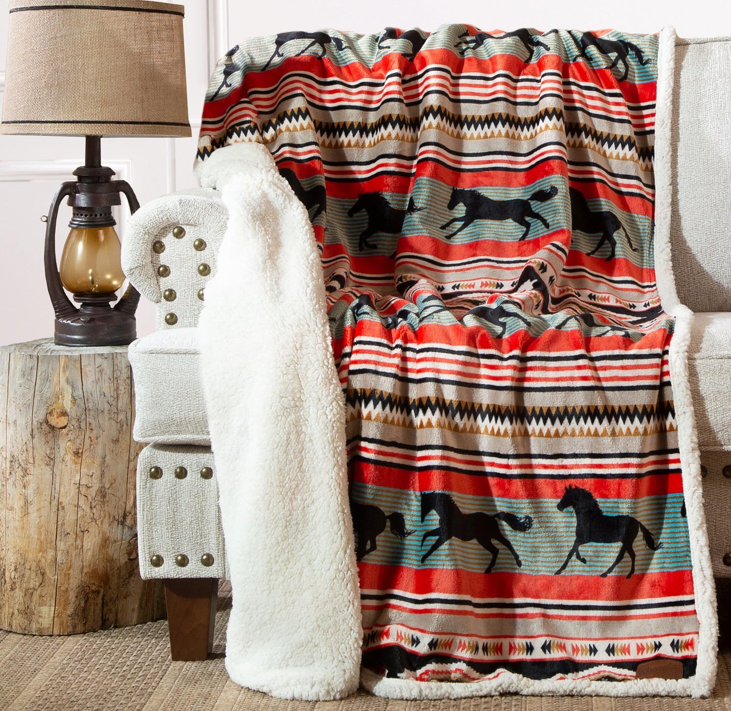 Ultra Soft Plush Sherpa Fleece Oversized Throw Blanket for Home Decor
