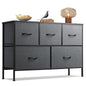 WLIVE Dresser for Bedroom with 5 Drawers