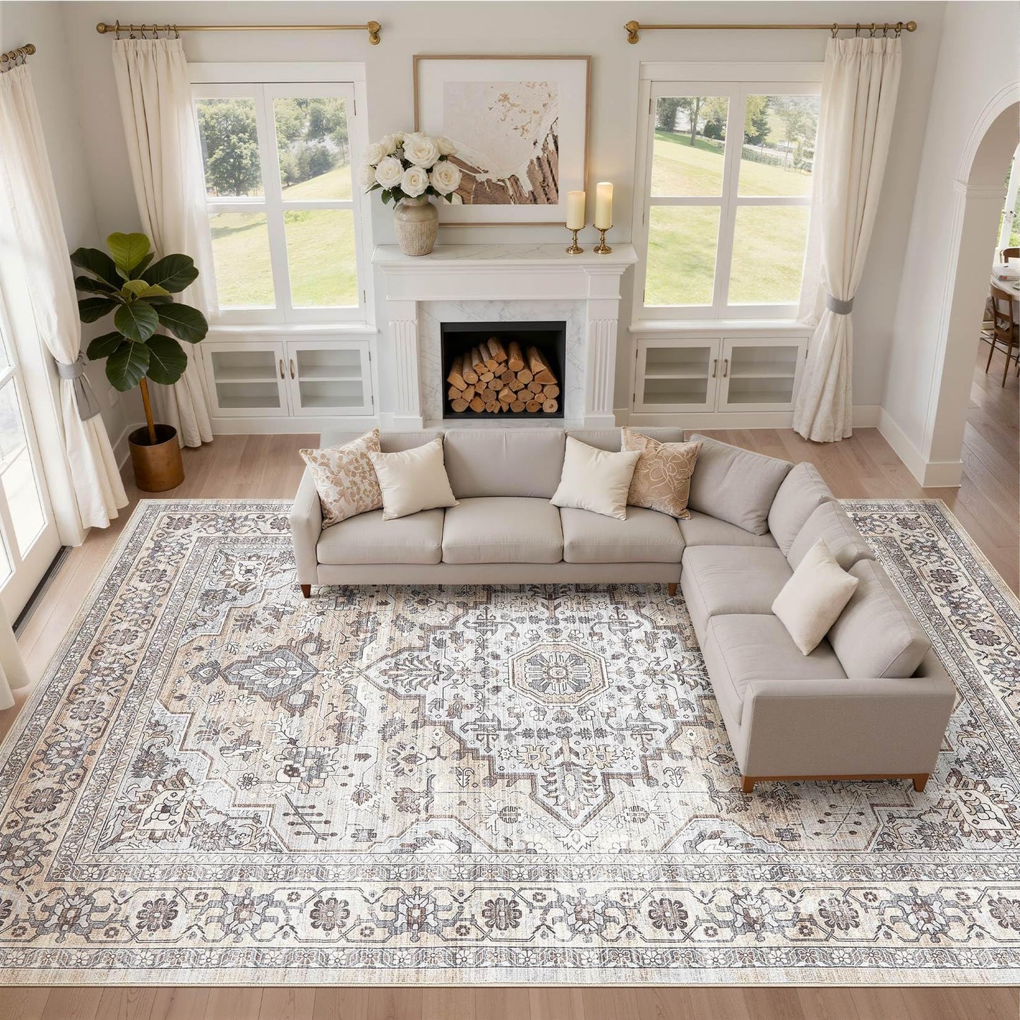 LOONGRUG Vintage Area Rugs