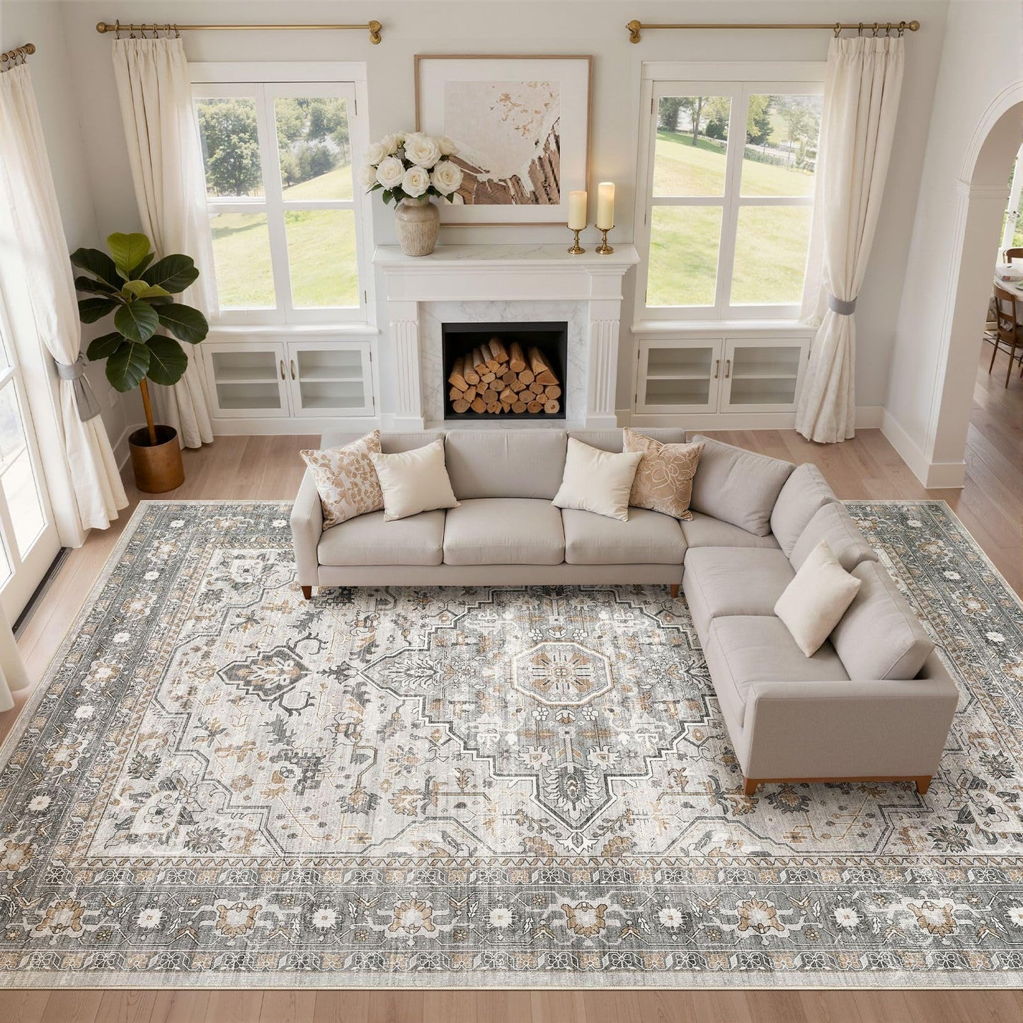 LOONGRUG Vintage Area Rugs