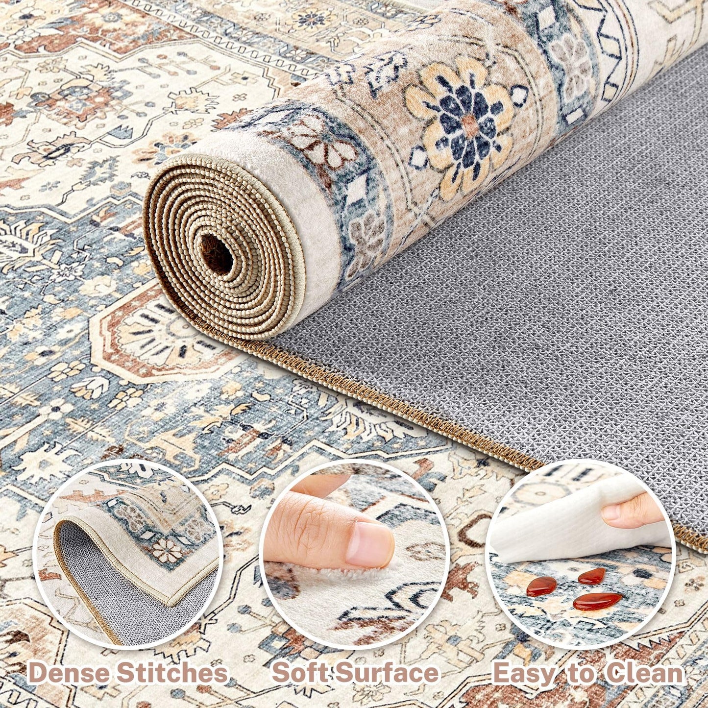 LOONGRUG Vintage Area Rugs