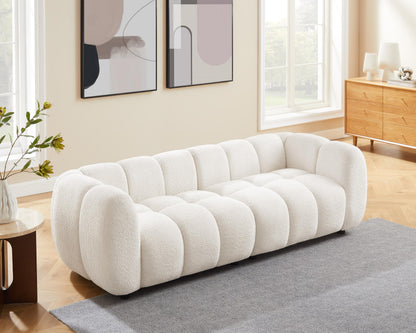 VANOMi 88" Oversized Boucle Sofa, Modern Upholstered
