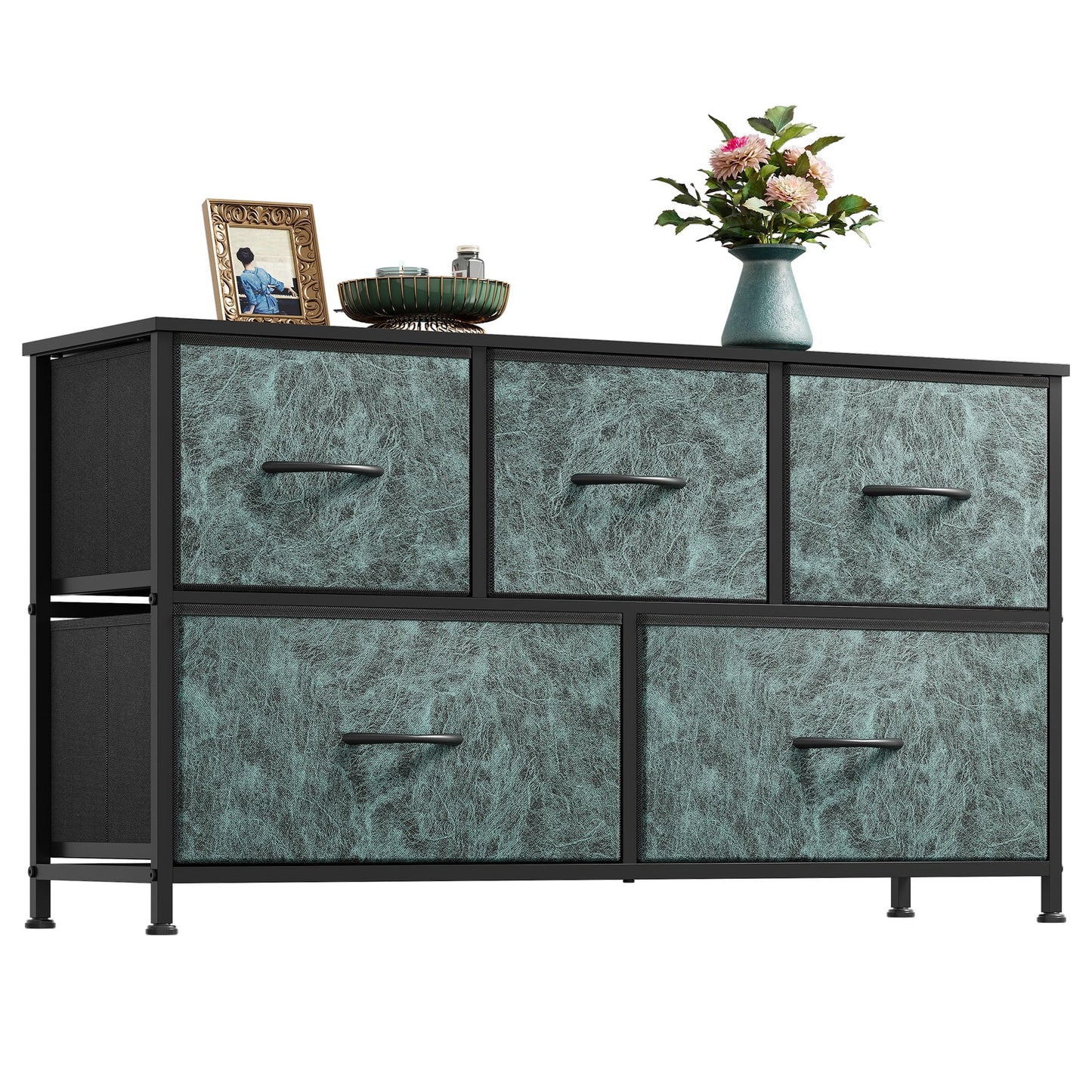 WLIVE Dresser for Bedroom with 5 Drawers